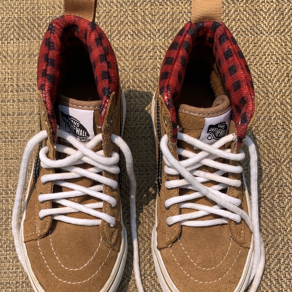 Vans brown suede sneakers. Size 1 kids
